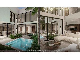 Villa Puma: Residencia de 4 Recámaras y Doble Altura en Tulum Country Club